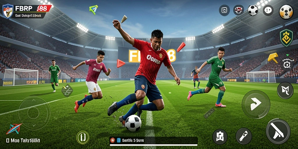 Gameplay FBRP88 yang menarik dengan grafis olahraga yang menawan.