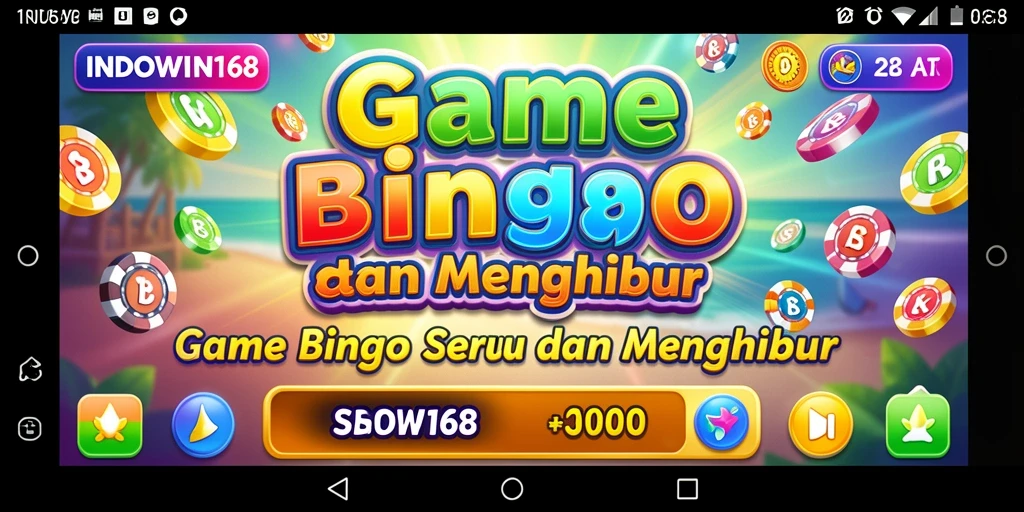 Tampilan menarik dari gameplay Bingo di INDOWIN168.