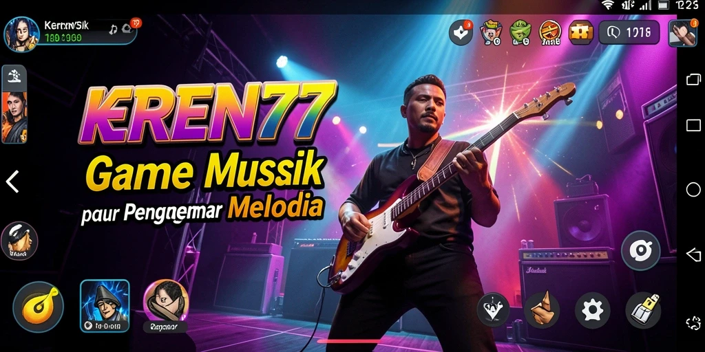 Tangkapan layar KEREN77 menampilkan gameplay seru dalam permainan musik.