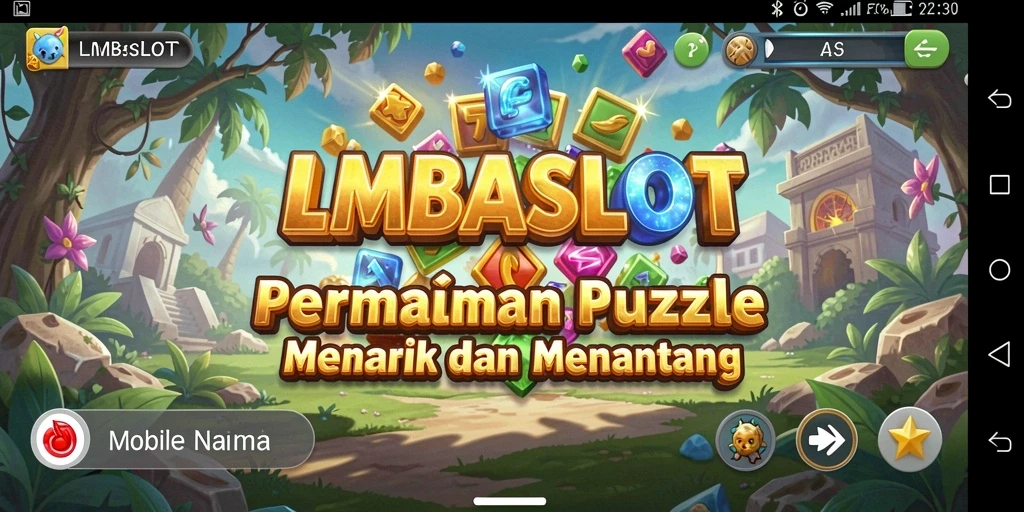 Tangkapan layar utama LMBASLOT menampilkan gameplay seru dalam game Puzzle.