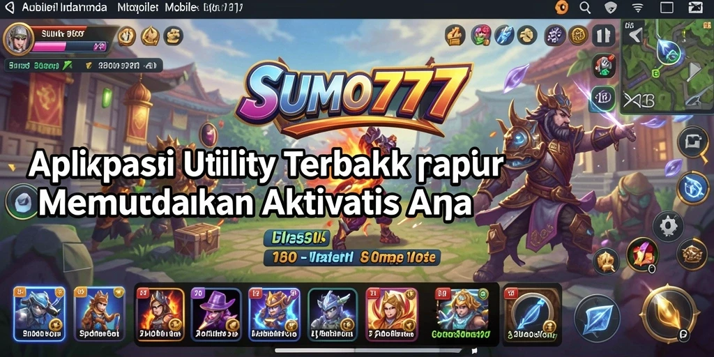 Tampilan menarik dari SUMO777 yang memudahkan pengelolaan aktivitas.