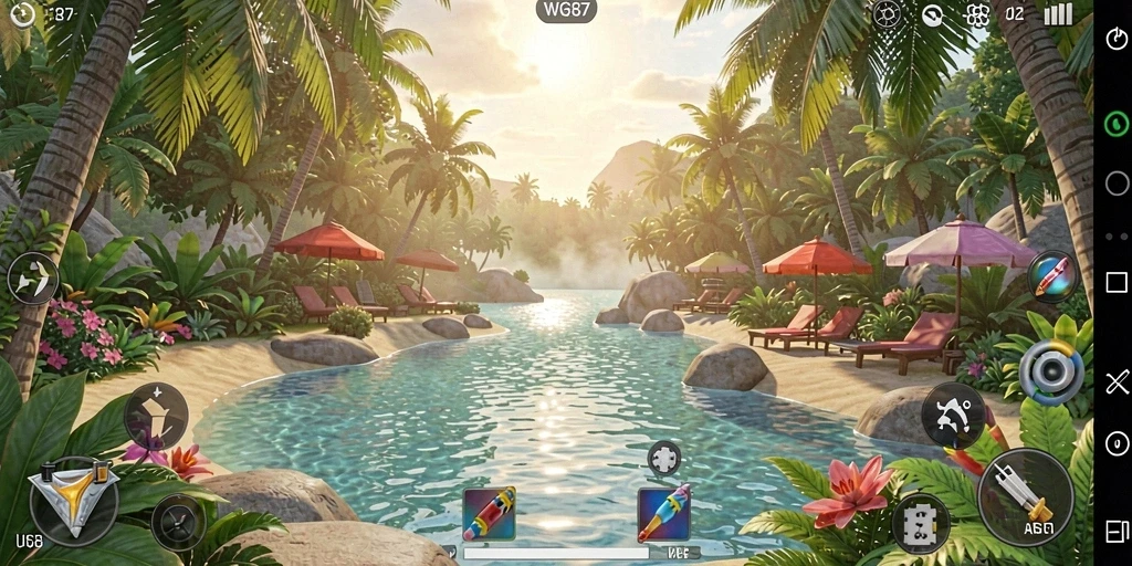 Screenshot utama WG87 menampilkan momen menyenangkan dalam gameplay.